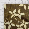 thumbnail image 2 of oneOone Velvet Brown Fabric Asian Block Floral Quilting Supplies Print Sewing Fabric By The Yard 58 Inch Wide, 2 of 4
