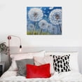 thumbnail image 4 of ONETECH Dandelion Painting Wall Art Canvas Print Picture for Living Room Large White Flower Flora Home Bedroom Decoration Modern Framed Artwork Decor,, 4 of 4