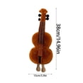 thumbnail image 3 of Stuffed Violin Throw Pillow, Adult Plush Pillow, Kawaii Decor Plush, Musical Decor Plush, 15X6 Inch Cozy Smiling Violin Stuffed Toys Great for Bedroom Accent, Daily Cuddling, and, 3 of 6