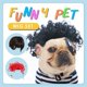 thumbnail image 3 of Peluca divertida de gato y perro, disfraz de Halloween, fiesta de Navidad, tocado para cosplay de Nochebuena (pelo negro rizado), 3 of 5