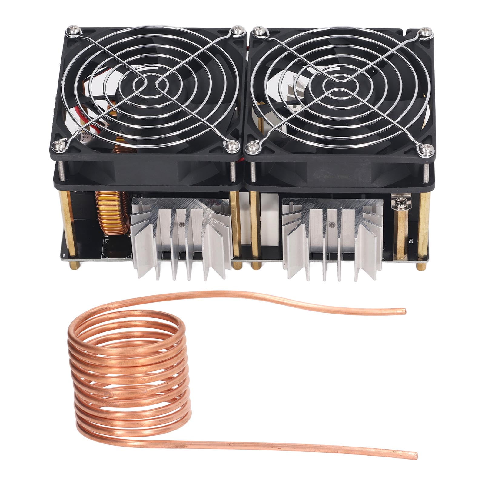 Natudeco ZVS Induktionsheizplatte 1000W - Hochfrequenz Heizmodul 12-48V Für Metallarbeiten