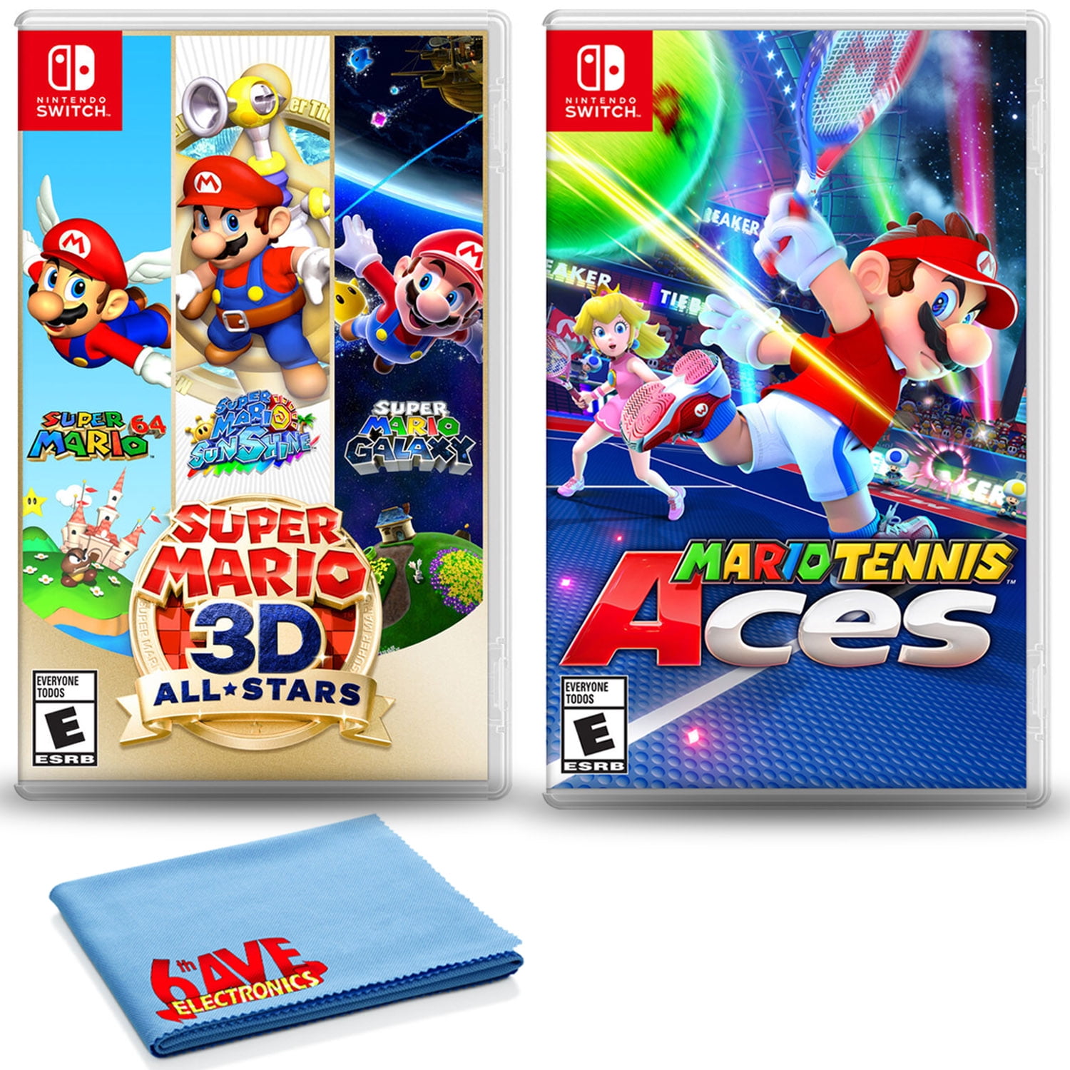 Code Triche Mario 3d World Switch Nintendo Switch Super Mario 3D All-Stars with Mario Tennis Aces + 6Ave