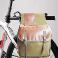 thumbnail image 4 of 1pc Canvas Motorcycle Saddle Bag Equine Back Pack Seat, 4 of 4