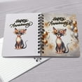 thumbnail image 4 of Happy Anniversary Sphynx Celebrates Wedding Love Family Party Spiral Bound Journal Cat Lover Kitten Owner Gifts Idea 5x7in Spiral Notebook - 01015, 4 of 5