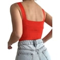 thumbnail image 4 of VISgogo Camisola de punto sin mangas de color sólido sin mangas de verano para mujer VISgogo moda, 4 of 5