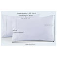 thumbnail image 3 of 100% Cotton Percale Pillowcases, 6 Pack Pillow Cases, Soft & Breathable Pillow Covers, Light Weight Fabric, Smooth Airy Weave, for Her or Him (Mint King Size 20"x40", 6), 3 of 7