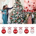 thumbnail image 2 of Valentine's Day Ball Ornaments 12Pcs, 2.36 Inch Red Pink White Hanging Balls - Love Letter Baubles for Tree, Wedding, Anniversary, Home & Party Decor Supplies, 2 of 9