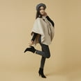 thumbnail image 4 of Tickled Pink Women's Khaki Elsa Bow Cape, 4 of 8