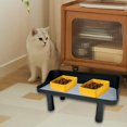 thumbnail image 1 of Soporte para Cuenco Ajustable Perfecl Mesa Elevada para Mascotas Negro, 1 of 8
