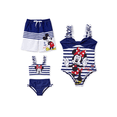 thumbnail image 1 of Disney Disney Mickey and Friends Sibling Set Boys/Girls Character Stripped Swimsuit, 1 of 8