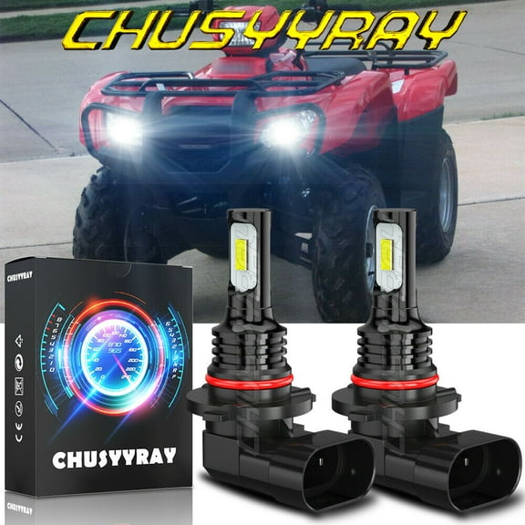 2X 9006 9012 9005 LED Headlight 65W 8000LM High Low & Fog Bulbs 6000K White