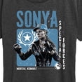 thumbnail image 3 of Mortal Kombat - Sonya - Women's Short Sleeve Graphic T-Shirt, 3 of 5