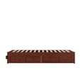 thumbnail image 5 of Colorado Twin Extra Long Bed with USB Turbo Charger and 2 Extra Long Drawers in Walnut, 5 of 7