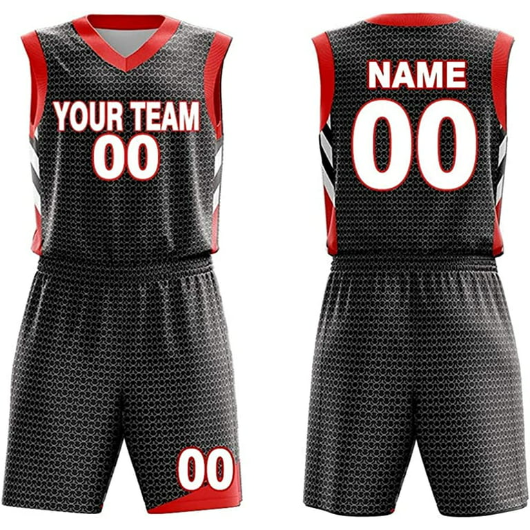 Wholesale Mens 3# Basketball Uniforms Wholesale Blank Basketball Jerseys  Black White From m.