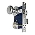 thumbnail image 3 of Marks 22AC RHR Satin Chrome Double Cylinder Iron Gate Ornamental Mortise Lock Set with 2-1/2" Backset, 3 of 4
