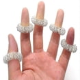 thumbnail image 2 of 10pcs Stainless Steel Finger Massage Ring Acupuncture Ring Therapy Relax Blood, 2 of 5
