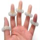thumbnail image 2 of 10pcs Stainless Steel Finger Massage Ring Acupuncture Ring Therapy Relax Blood, 2 of 5