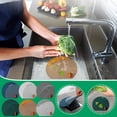 thumbnail image 1 of Tapa plana del desagüe de la bañera - Tapón de PVC para ducha y fregadero de cocina • Protector de olores y cabello • Tapón antideslizante de succión, 1 of 8