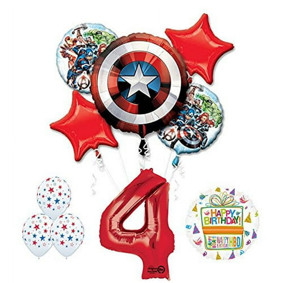 The Ultimate Avengers Super Hero 4th Birthday Party Supplies