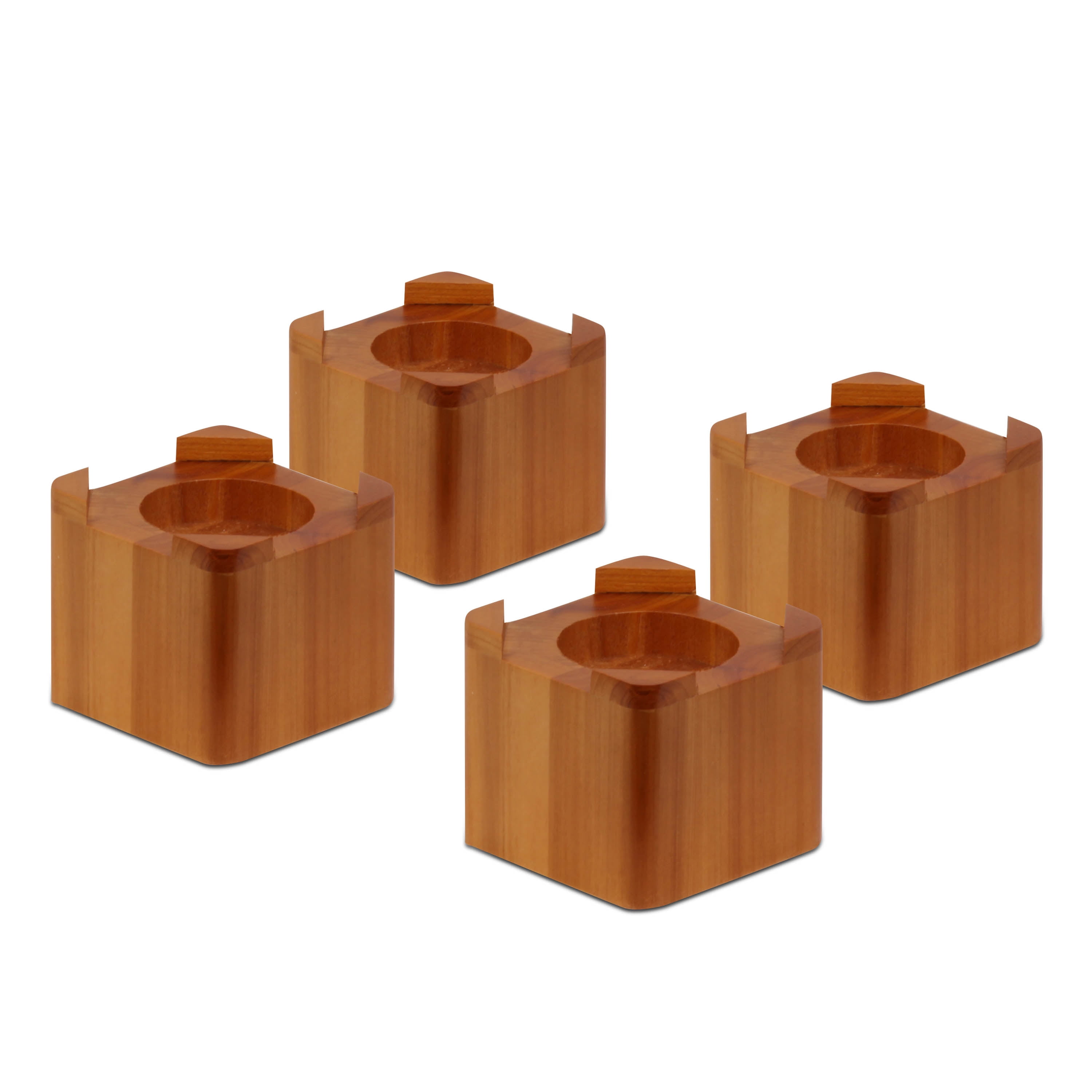Honey Can Do 4 Square Wood Bed Risers
