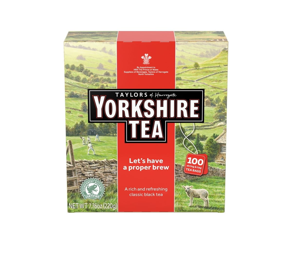 Taylors of Harrogate Yorkshire Black Tea, 100 Tea Bags