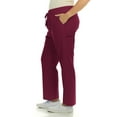 thumbnail image 6 of HEAL+WEAR Plus Size Women’s Clinical Scrub Pants with Elastic Waistband & Cargo Pockets 4-Way Stretch - Straight Leg, 6 of 8