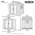 thumbnail image 2 of Lifetime 8 Ft. x 5 Ft. Outdoor Storage Shed, 2 of 8