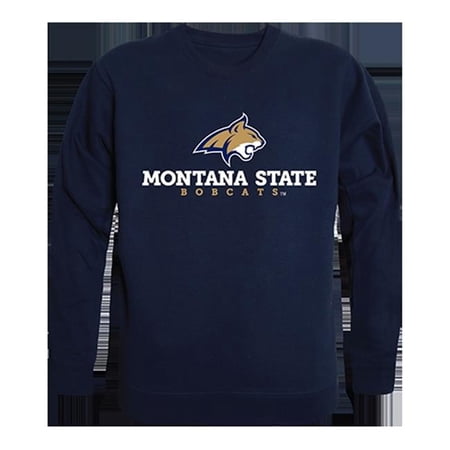 W Republic Products  College Crewneck, Montana State, Navy - Large