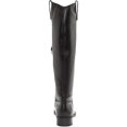 thumbnail image 3 of INC Womens Fawne Leather Knee-High Riding Boots Black 11 Medium (B,M), 3 of 5