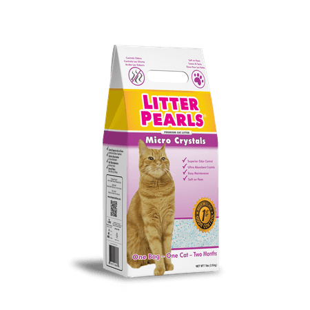 UPC: 0633843106082 | Litter Pearls Micro Crystals Cat Litter  7lb.