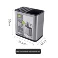 thumbnail image 2 of Sylvamorning Stainless Steel Chopstick Rack Cutlery Storage Kitchen Utensils, 2 of 8