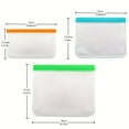 thumbnail image 4 of 13pcs Reusable Storage Bag, BPA Free PEVA Reusable Freezing Bag, Leak Proof, 4 of 4