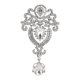 thumbnail image 5 of Broche de Novia, Accesorios de Vestir, Mano de Obra Exquisita Broche de Boda Joyería de Novias para Regalo de Boda, Damas de Honor, de L, 5 of 9