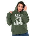 thumbnail image 3 of Fake News Legend Bigfoot Sasquatch Hoodie Sweatshirt Women Men Brisco Brands X, 3 of 6