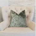 thumbnail image 2 of Plutus PBRAZ478-2424-DP Cuddly Ivory Rabbit Fur Ivory Gray Handmade Luxury Pillow, 24 x 24 in., 2 of 2