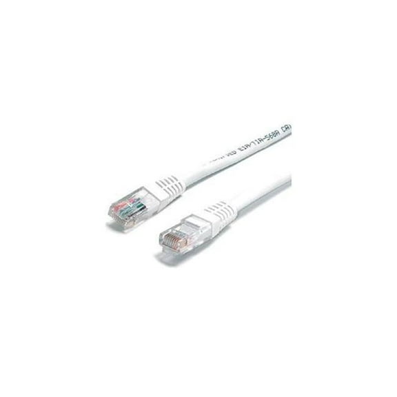 10 ft. White Molded Cat5e UTP Patch Cable
