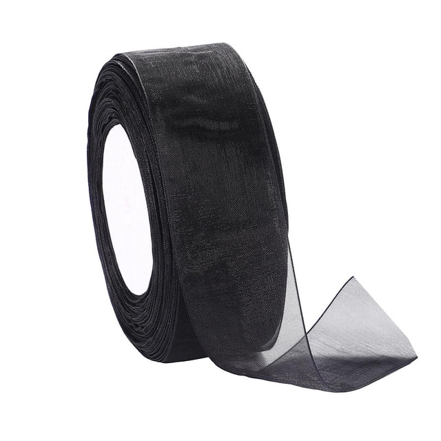 Bearachild 1 rollo de cinta transparente DIY, portátil, reutilizable, Flexible, tienda de sastre, envoltura de regalo, libro de invitación de boda, cinta Artesanía Negro Bearachild HA062711-02