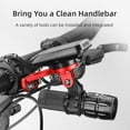 thumbnail image 4 of Bicycle Computers Mount Bracket Aluminum Alloy Bicycle Table Extension Bracket Lamp Holder Base Global Position System Extensor Bracket, 4 of 8