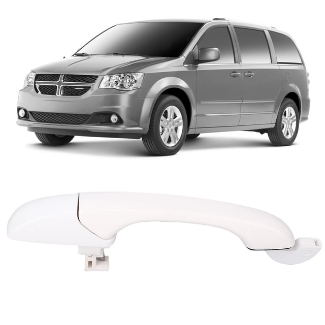 Xiuganpo Front and Rear Driver Side Exterior Door Handle, ABS Exterior Outside Front and Rear Driver Passenger Side Door Handle for L 30th Anniversary Edition
