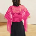 thumbnail image 4 of Women's Shawl Lace Bridal Wrap Evening Dress Cover Up Cheongsam Shawl Wedding Bolero, 4 of 4