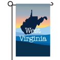 thumbnail image 1 of West Virginia Souvenir Double Sided Garden Flag, 1 of 3