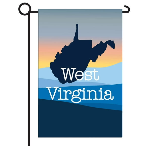 West Virginia Souvenir Double Sided Garden Flag