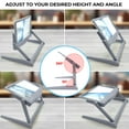 thumbnail image 4 of MAGNIPROS 5X Large LED Full Page Magnifying Glass with Collapsible Hands-Free Stand & 3 Color Modes to Reduce Eye Strain, Ideal for Reading Small Prints, Crafting, Low Vision & Seniors, 4 of 11