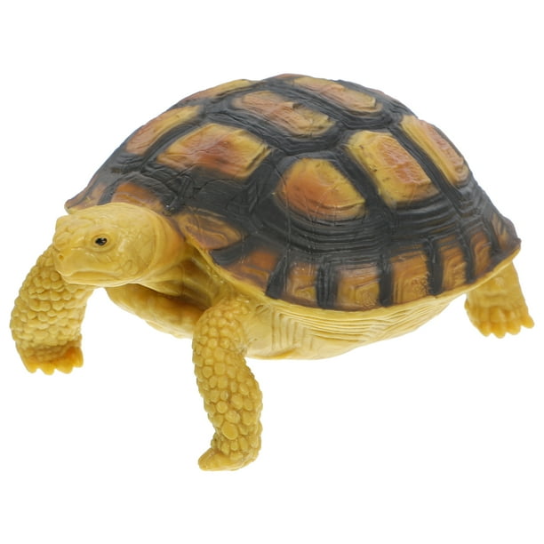 Ornamento de tortugas Modelo de animales cognitivos Modelo de tortuga plástica Tortuga de tierra falsa