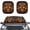 Bee Peony Flower, variant on Xoenoiee Deer Hunting Camo Print 2 PCS Windshield Sun Shade for Car Foldable Window Covers for Car Accessories Reflect UV Sun Heat Protector Universal Fit for Cars SUV Truck RV