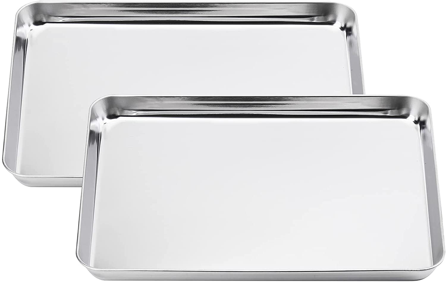 Wildone Baking Sheet Set Of 2, Stainless Steel Cookie Sheet Baking Pan