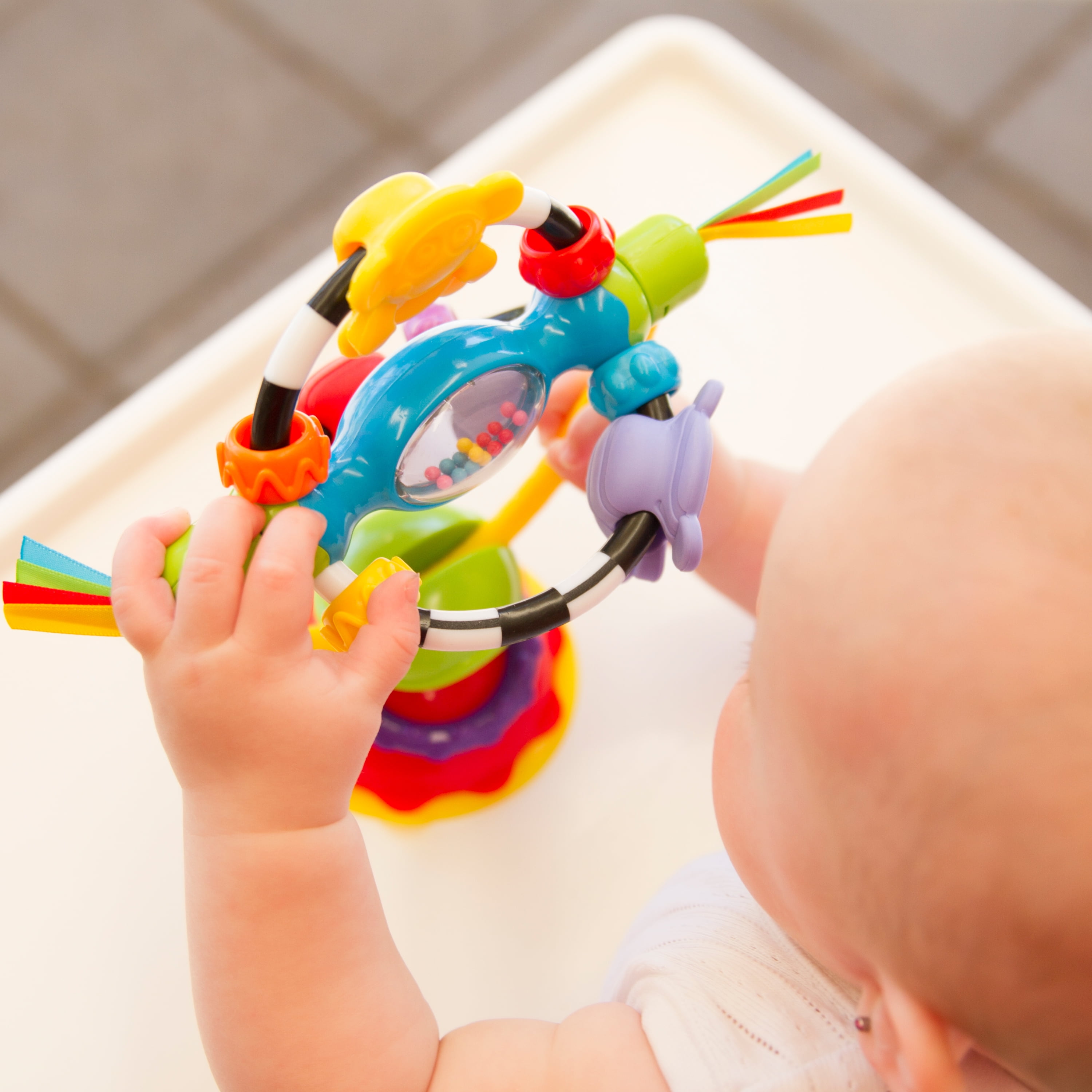 high chair spinning toy playgro