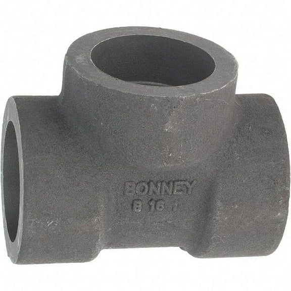 Anvil Tee Tee, 1" Pipe, Socket Weld, Black Forged Steel, Class 3000 0362025603