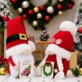 thumbnail image 6 of Esho Swedish Elf Dwarf Santa Dolls Plush Knit Christmas Gnomes Table Stand Decor, 6 of 7