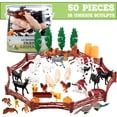 thumbnail image 3 of Figura de acción de juguete de animales de granja, juego de 50 piezas, diferentes animales de corral y accesorios, incluidos caballos, pollos, ovejas y más, ideal para juegos de simulación, regalos de, 3 of 4